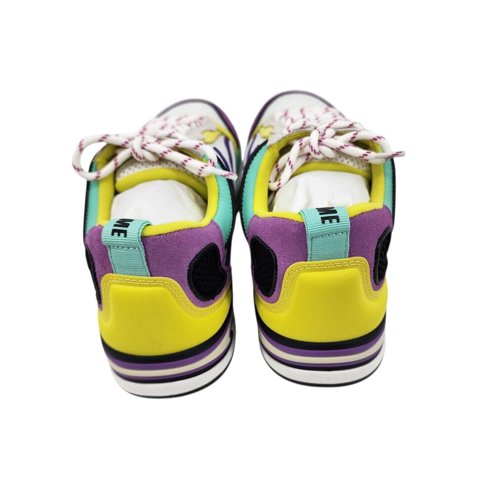 Sandro Paris Flame Leather Trainer Low Top Sneakers Parme size 40 / 9.5 - Picture 4 of 6